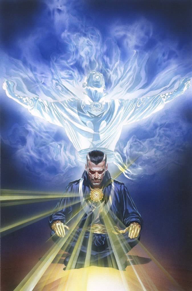 thealexrossart's tweet photo. #DRSTRANGE #SpiderMan #SpiderverseConfirmado #art #comic #SpiderManNoWayHome @SalAbbinanti https://t.co/7YiHke2w2p
