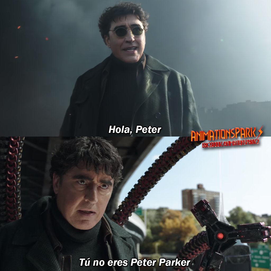 ParkAnimations's tweet photo. Este hombre se ha robado los dos trailers, no tengo dudas.

#SpiderManNoWayHome https://t.co/cMxBt9rbct
