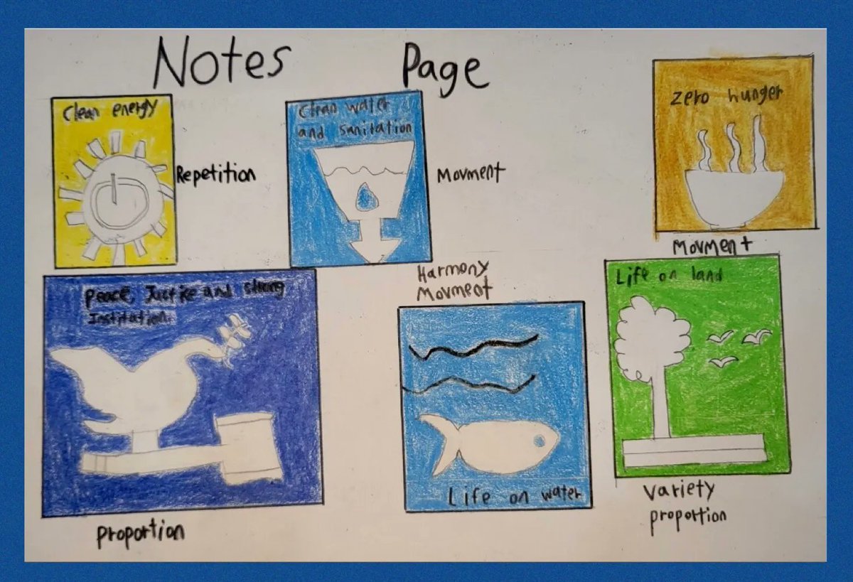 UNIS_Hanoi's tweet photo. It's #SDGWeek @ #UNISHanoi &amp; stdts r delving into the #UNSDGs &amp; what they can do 2 help the world achieve them. Check out G4's artistic inquiry into the #UNSDGs which helped them think about how artists share messages through images &amp; design choices. 

#UNovember #UniquelyUNIS https://t.co/pbGx9gIapG