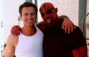 stevmagg's tweet photo. #ColeTurner, and his demonic half #Balthazor. Or rather #JulianMcMahon and #MichaelBaileySmith, featured here in a behind the seasons image.
<Power Outage> debuted on November 16, 2000. #CharmedOG https://t.co/W0tw11R0w9