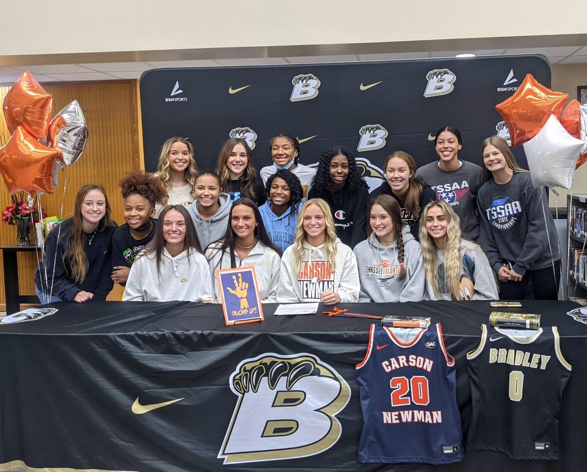 A big congratulations to Bearette Senior <a href="/ashlan_noelle23/">ashlan crittenden</a> for signing with <a href="/CNwbasketball/">Carson-Newman WBB</a> today!  We are so proud of you and look forward to one last run at a gold ball! 🖤💛🖤💛