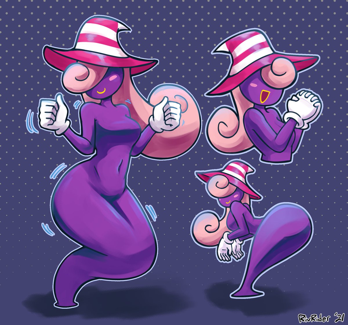 RivRider (Comms open)@RivuxArtのイラスト135/239］「Vivian, Paper Mario 」 .