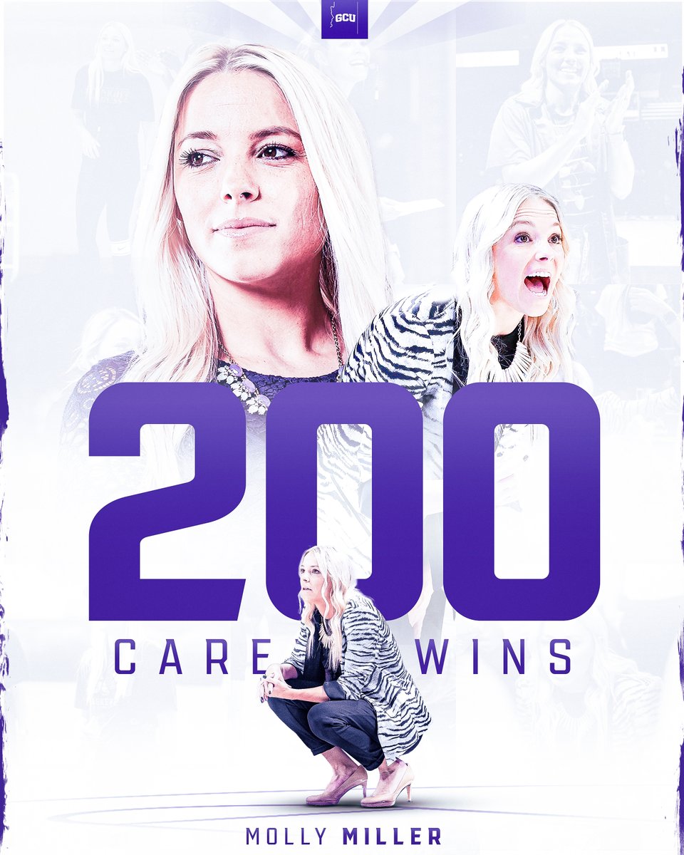 The 🐐 herself.

Congratulations on 200 career wins Coach <a href="/MollyMiller33/">Coach Molly Miller</a>! 

#LopesUp