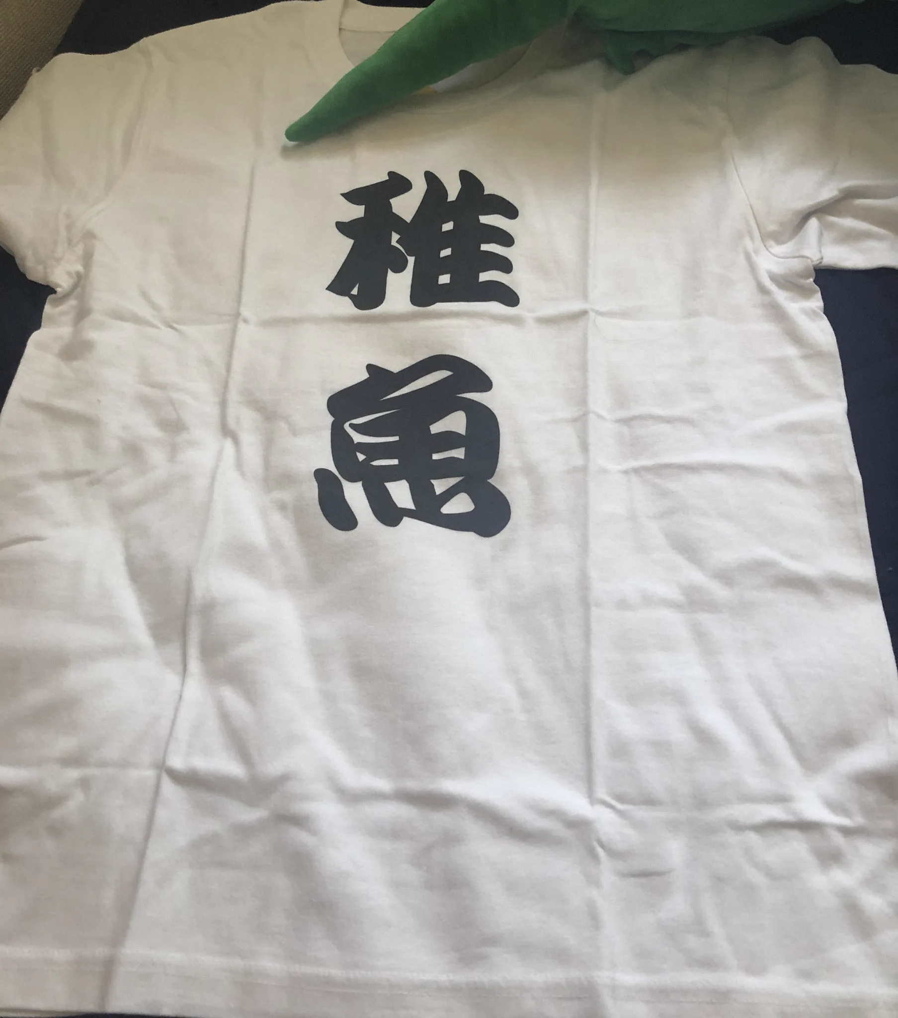 「雑魚」の文字Tシャツだと思ったのに…実際は「稚魚」だったw