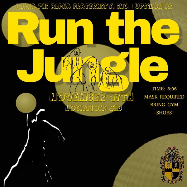 UpXiAlphas's tweet photo. We Thank y’all for helping us abide by those Manly Deeds🖤next up is Run the Jungle Dodgeball🦍come through and bring everybody out with you! 🦍🦍🦍 https://t.co/FdB7BhcshI