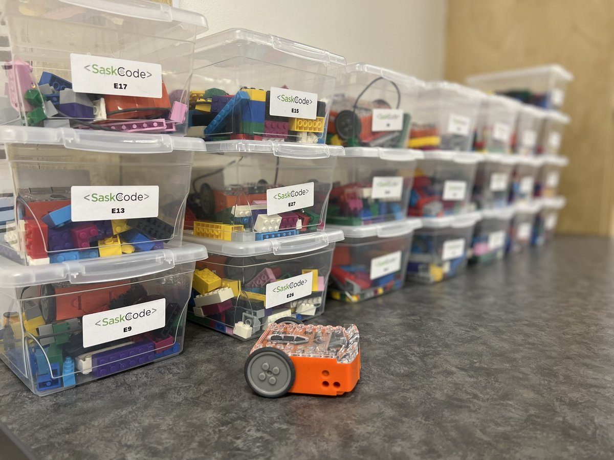 mitchmea's tweet image. @SaskCode has done it again and brought so much excitement and happiness to my grade 5 class! Problem solving, computational thinking, team work, here we come. Thank you #SaskCode! #cancode #stem