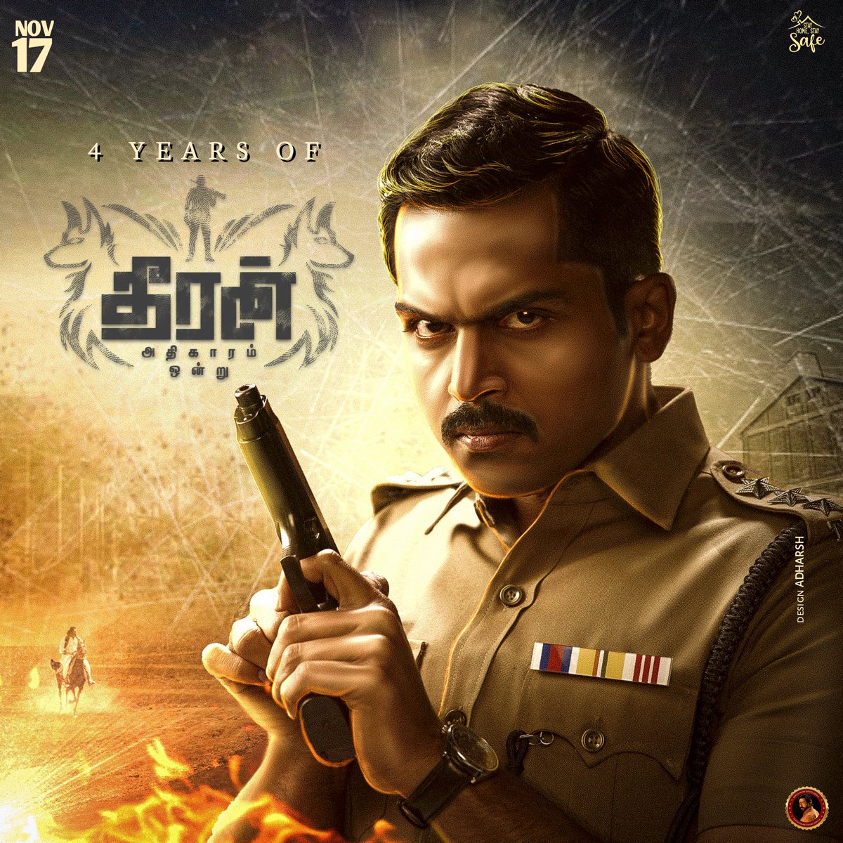 Karthi_AIFC's tweet photo. • Its Been 4 Years Since @Karthi_Offl Anna's Blockbuster #TheeranAdhigaaramOndru 🔥 Released. A Perfect Roller Coaster Cop Thriller With Blend of all Emotions 👌 A #HVinoth - @Karthi_Offl - @DreamWarriorpic Combo 💥 #4YearsOfBBTheeran #4YearsOfTheeran @prabhu_sr @Rakulpreet https://t.co/yhxBFBm73Q