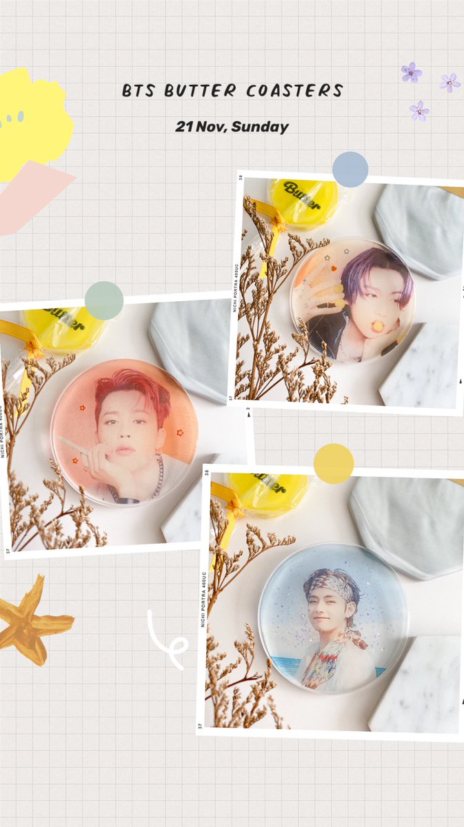 that_goodfeelin's tweet photo. ✨D-3✨
BTS Butter Resin Coasters 🧈
21 Nov, Sun | Shop will go live in 3 days time! 🥰
#bts #btsarmy #btscoaster #btsfanart #btsshop #BTSButter https://t.co/FZDZ4IzGON