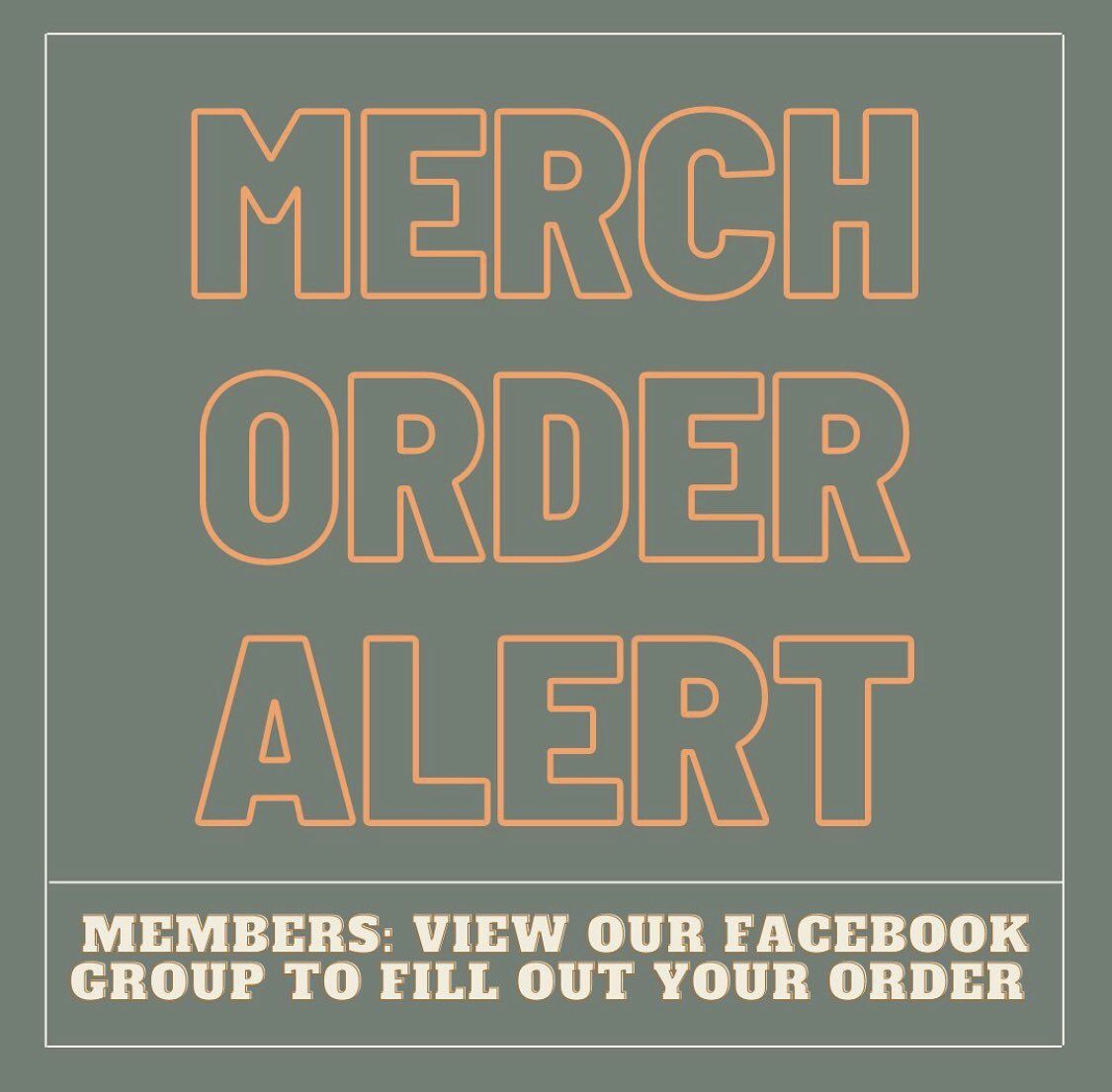 Go check out the Facebook group!!! Merch is coming!