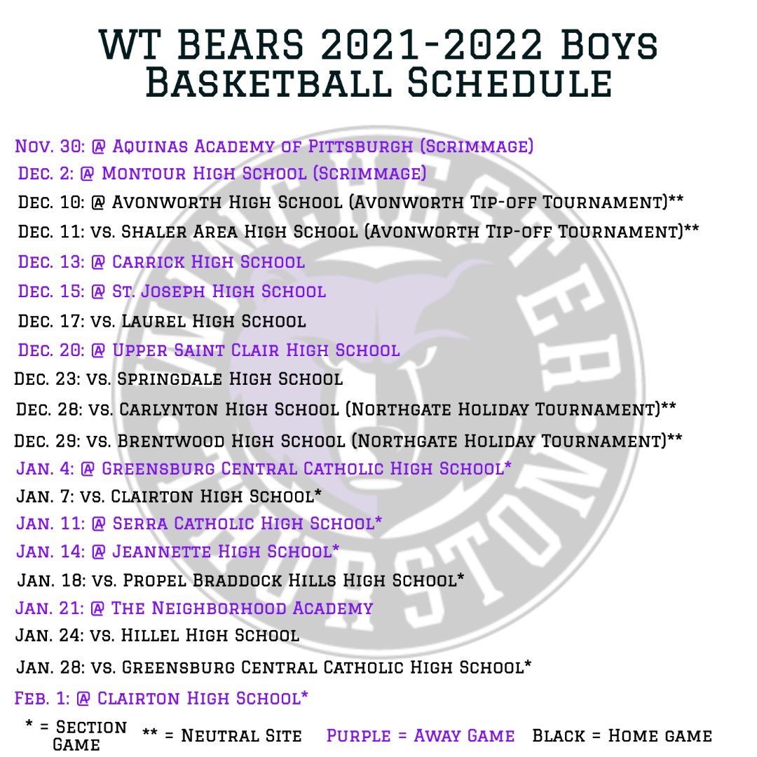 wt_boys_hoops's tweet photo. Season is around the corner🤫 here’s the schedule! @wt_news https://t.co/vNGte4yQ3s