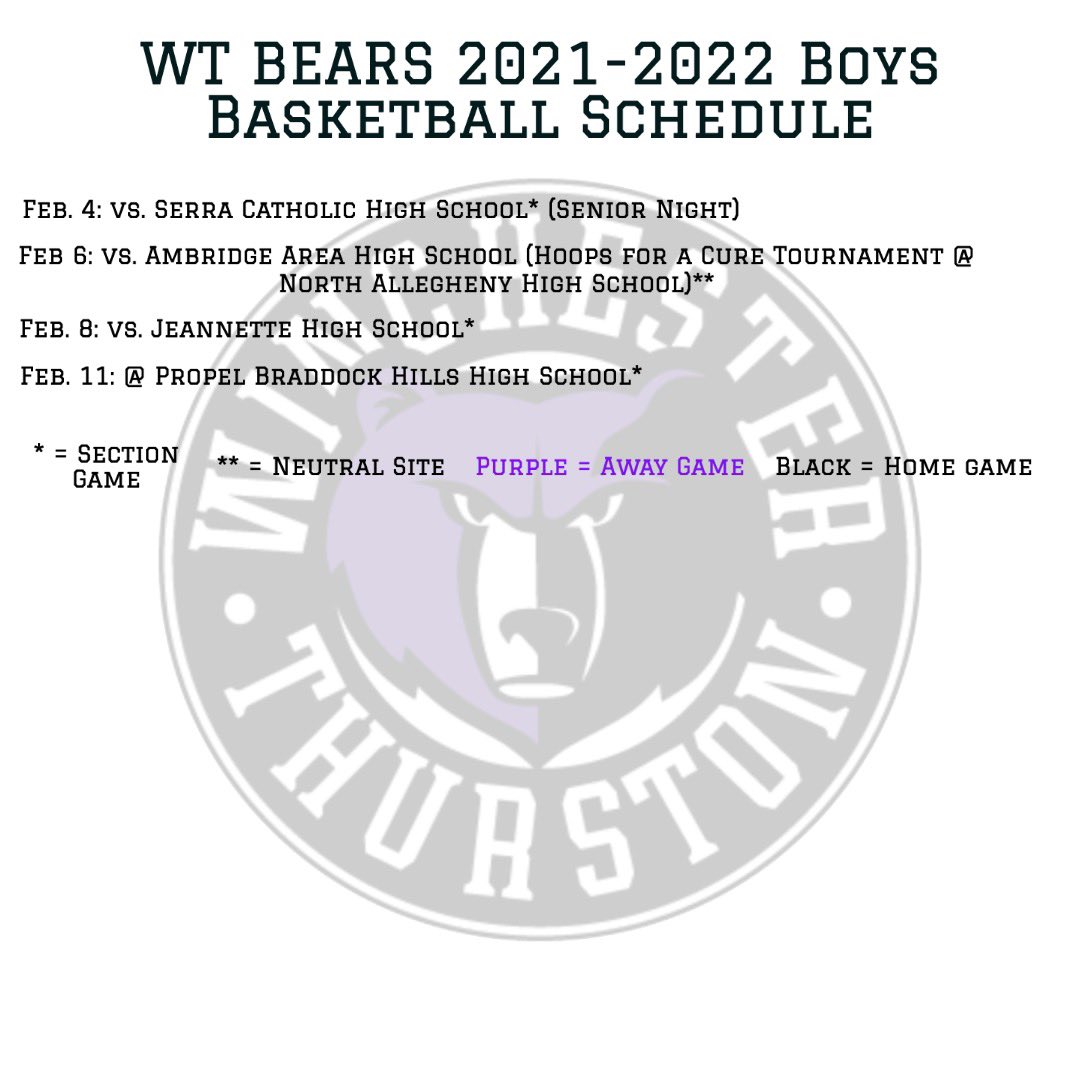 Season is around the corner🤫 here’s the schedule! <a href="/wt_news/">Winchester Thurston School</a>
