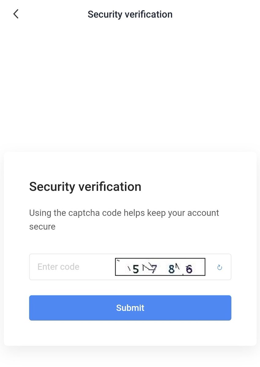lillypeer's tweet photo. @OKEx why do I need to enter a captcha while using the mobile app? I just logged in with 2fa https://t.co/V9HPfLPkYV