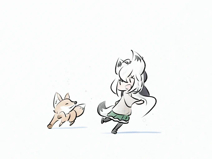 たわむれふぉっくす #絵フブキ 