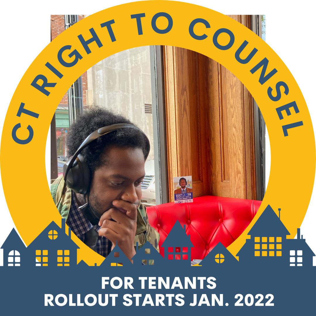 Get yourself profile frame by clicking the link and overlaying it to a picture at  twb.nz/rtcct

Hi friends, I'm supporting the rollout of Right to Counsel for Tenants starting in Connecticut in January 2022.  #RTC #RightToCounsel #Housing #CT

1/2🏙
