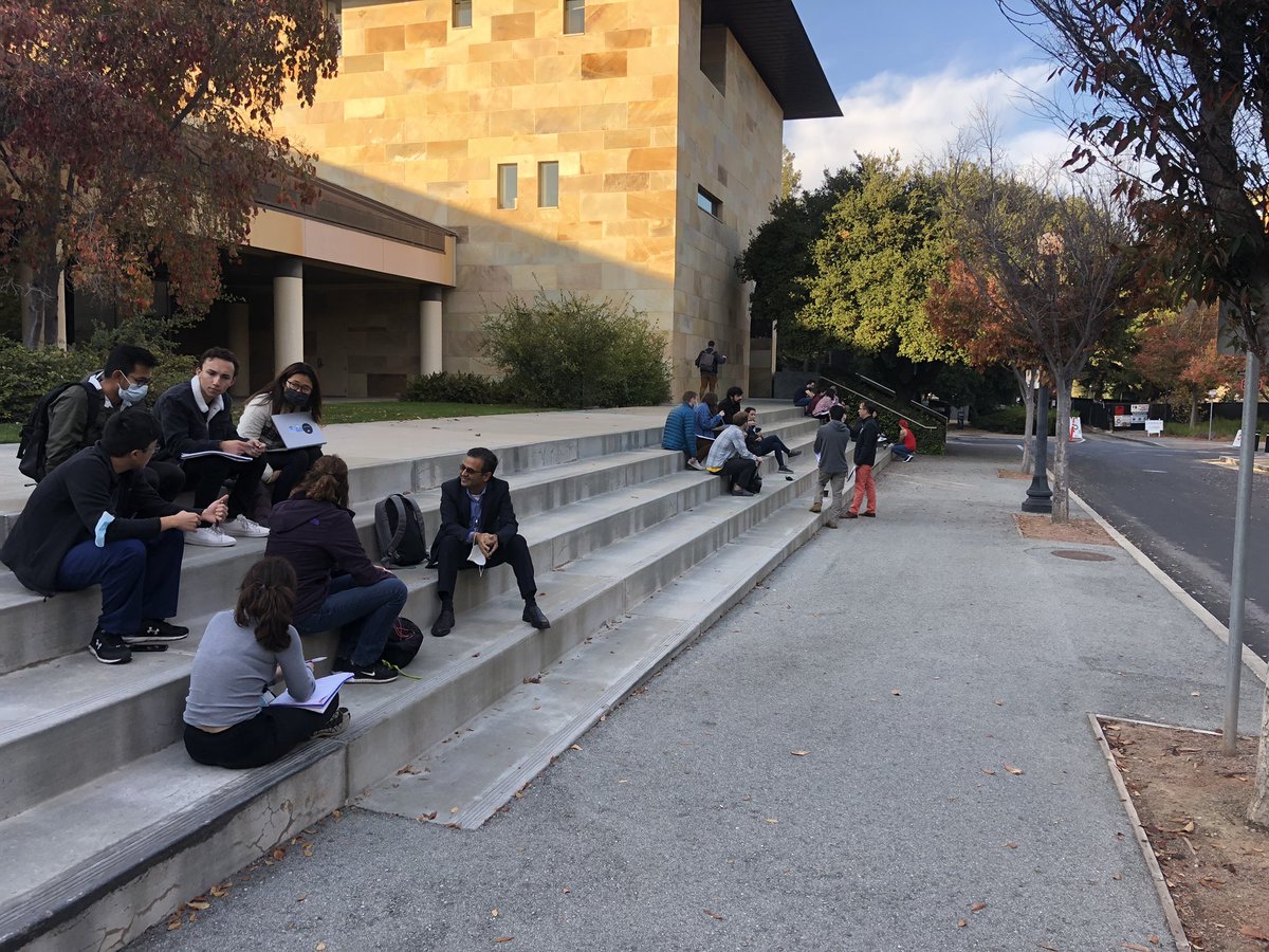 Joseph_DeSimone's tweet photo. Our @StanfordEng Career Building Class today w @VanJones68 & @SUBiodesign’s @joshatnea was a career highlight. Josh set an important framework on ideation. We got goosebumps being inspired by Van Jones “We can’t hold people accountable, until we can hold people” #POTUSMaterial https://t.co/aH3MxHh44Y