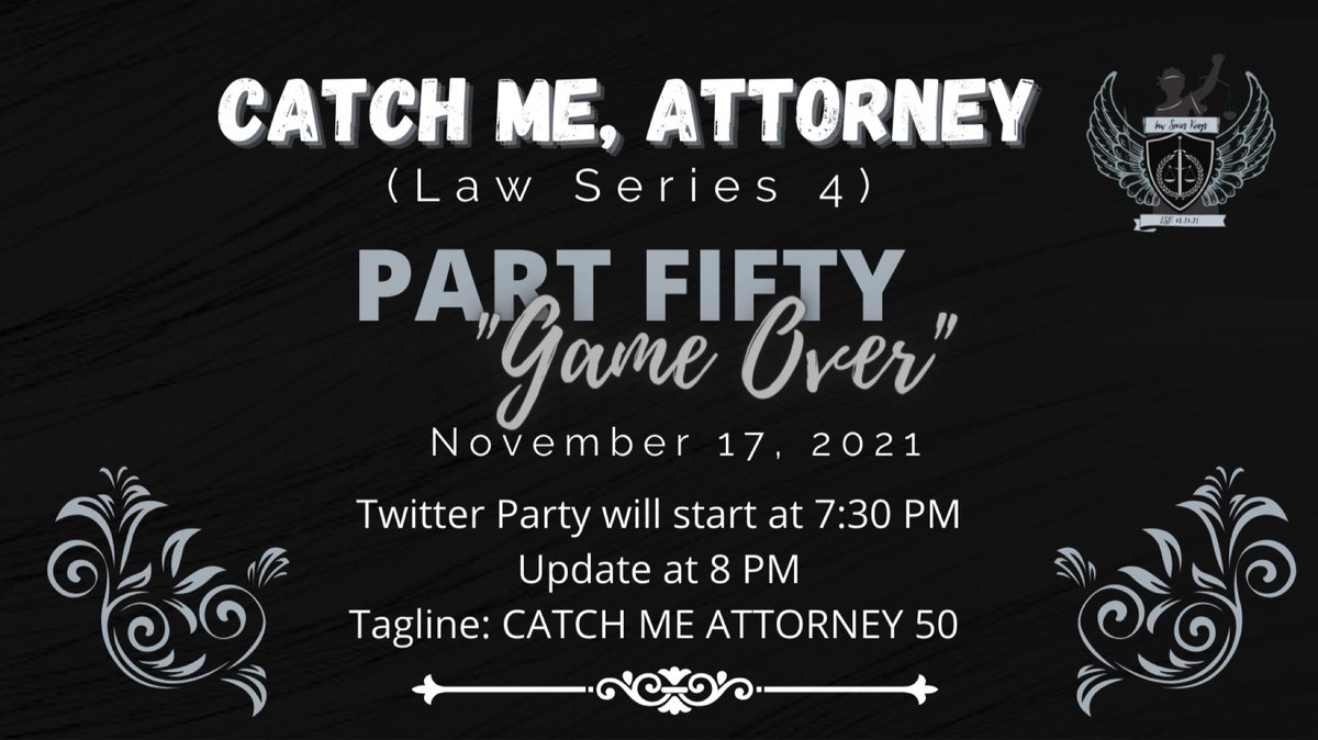LSKingsOFC's tweet photo. Last Update.
Read the update later, 8PM. And don’t forget to join the twitter party later at 7:30PM with the tagline CATCH ME ATTORNEY 50. See you Unveilers!

@veilofthedark | @VOTD_WP https://t.co/lFFlopDF8d