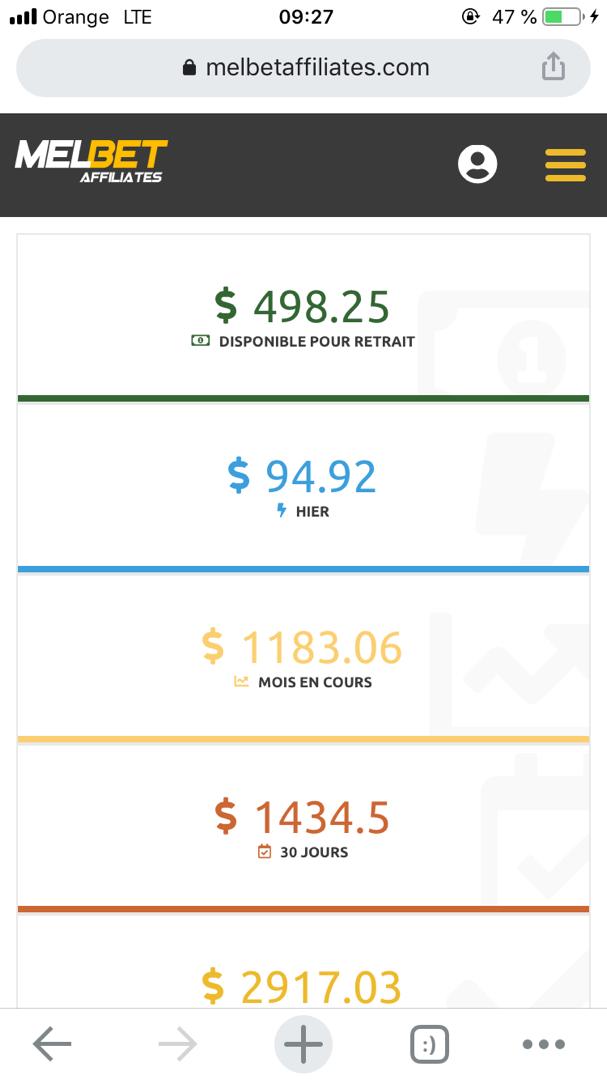 kodi_le's tweet photo. Rejoignez le réseau d'affiliation, enregistrez des joueurs actifs et soyez payé de manière forfaitaire ou jusqu'à 40% de revenus sur vos joueurs !!! Contacter @kodi_le

#MelbetMokonzi @KetsiaNdongala @YDimandja @k_ndongala @gradimopapa3105 @EyemDaniel @AkalefaKevin https://t.co/TdZltjfHR6