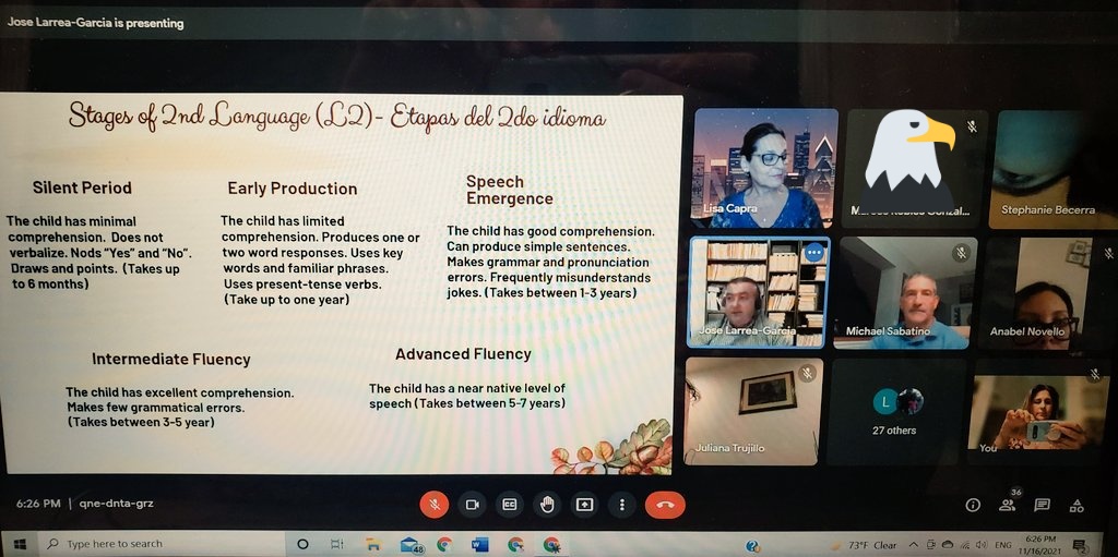 LainyTorresMSEd's tweet photo. Gracias, thank you @lisa_capra y @larreapbc for joining our #DualLanguagePBC families and explaining how the new BEST standards &amp; the SLA report card will further enhance their childrens' TWIP on their 2nd language acquisition journey 📚❤🌎 https://t.co/21xDqcrWkr