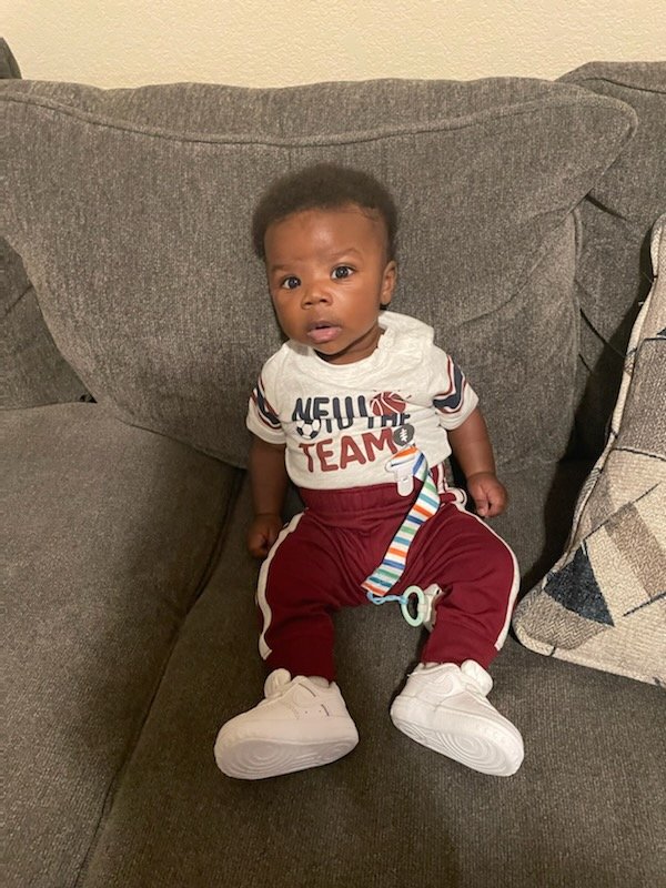 Iampat_g's tweet photo. Skin like mine, bags under his eyes like mine, creases in his smile like mine, hair like mine too. 

#Dakari love you so much and you just don't know! 

God got us. https://t.co/ZyiUaJ1TPa