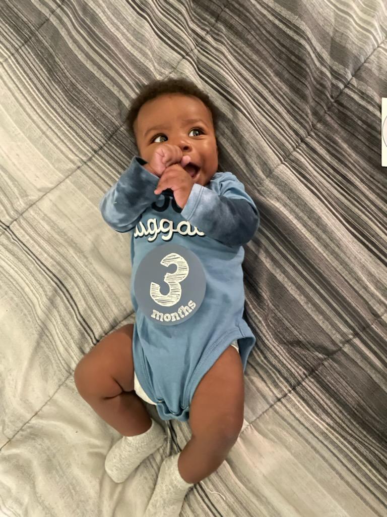 Iampat_g's tweet photo. Skin like mine, bags under his eyes like mine, creases in his smile like mine, hair like mine too. 

#Dakari love you so much and you just don't know! 

God got us. https://t.co/ZyiUaJ1TPa