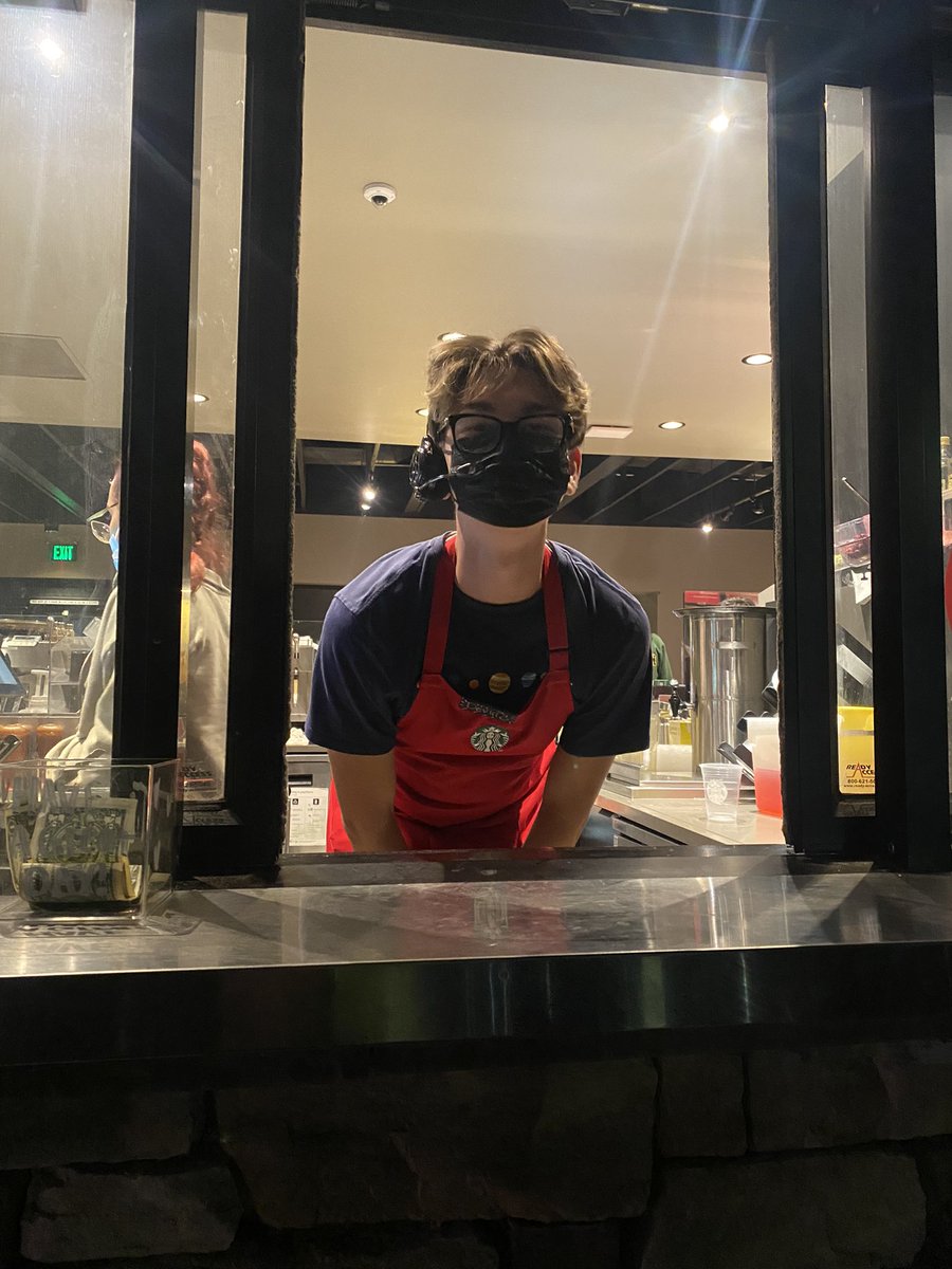 ChaffeyHSTigers's tweet photo. We have so many students who are balancing jobs, school work, and responsibilities at home—so proud of you! Went through my local Starbucks and saw this Tiger hard at work!! #TigersAtWork #TCELL #TimeManagement https://t.co/2XOYZaxlPC