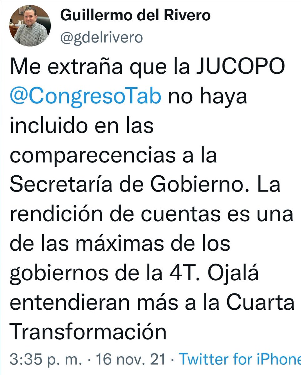 LaDenuncia_Tab's tweet photo. #Confrontados
Exhibe el Secretario de Gobierno de #Tabasco, Guillermo del Rivero, confrontación con titulares del @CongresoTab; apenas tiene dos meses y medio de que el actual Secretario de Gobernación, Adán A. López Hdz., dejó el @Gobierno_Tab a un interino y ya hay fractura. https://t.co/TNvbye9ydU