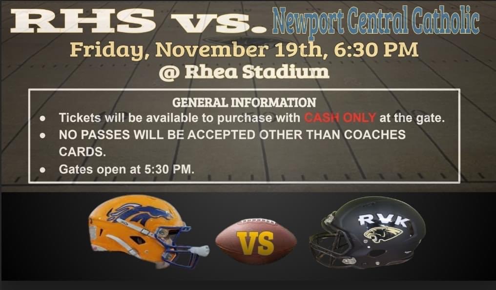 WRUS_RHS's tweet photo. Kickoff has been moved to 6:30. Our Countdown to Kickoff will start at 6 on all 104.9/610 WRUS, the WRUS mobile app and https://t.co/O3PUOp9IC1 https://t.co/jTAmA1hkwC