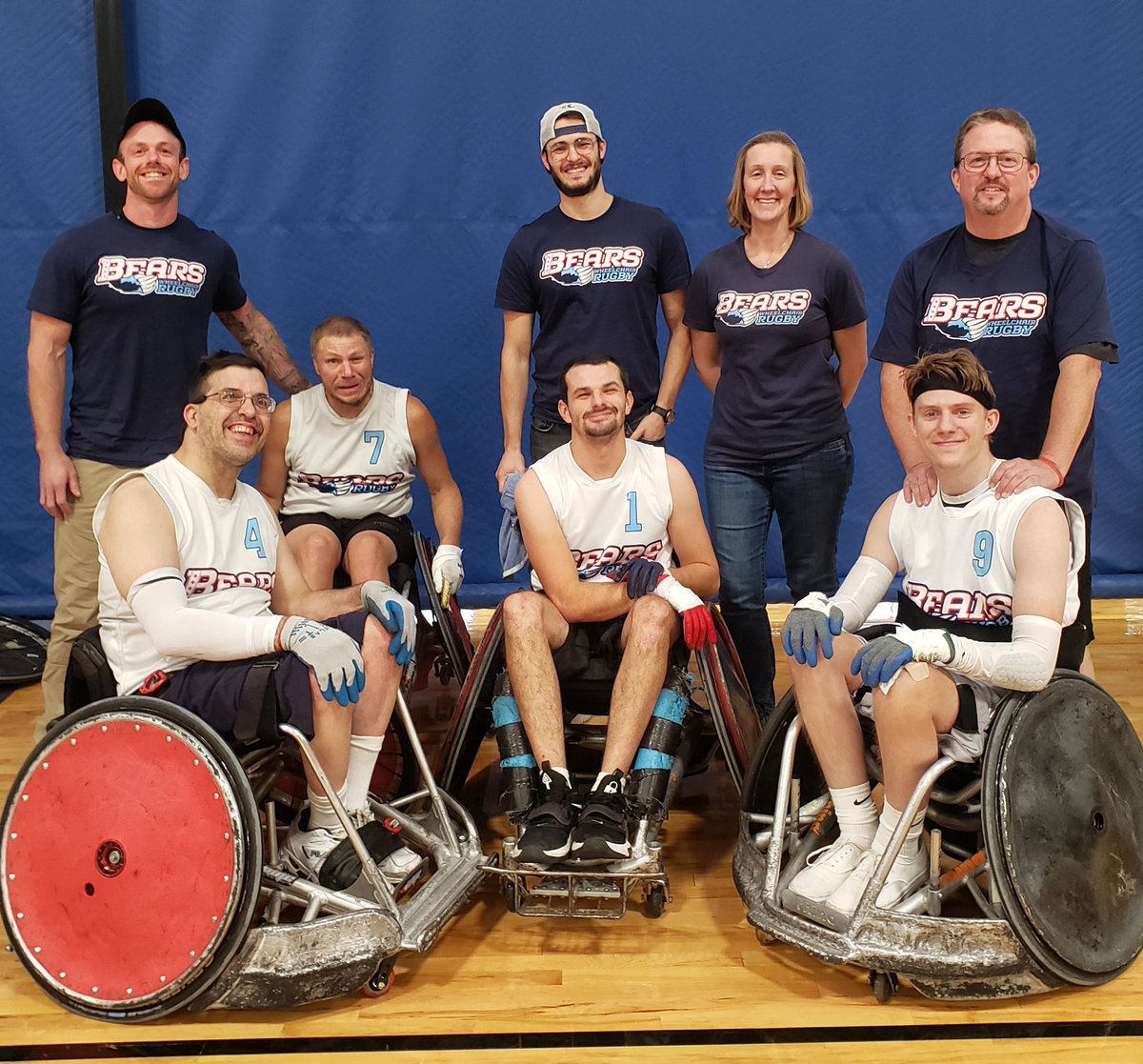 First Bears tournament of the season is wrapped! It was an Iron Man crew at Turnstone with our new coach Brad Peterson and new Sports Coordinator Kyle Hitzelberg. Here's to the next chapter of Bears WC rugby! #wheelchairrugby #quadrugby <a href="/THE_USWRA/">United States Wheelchair Rugby Association</a>