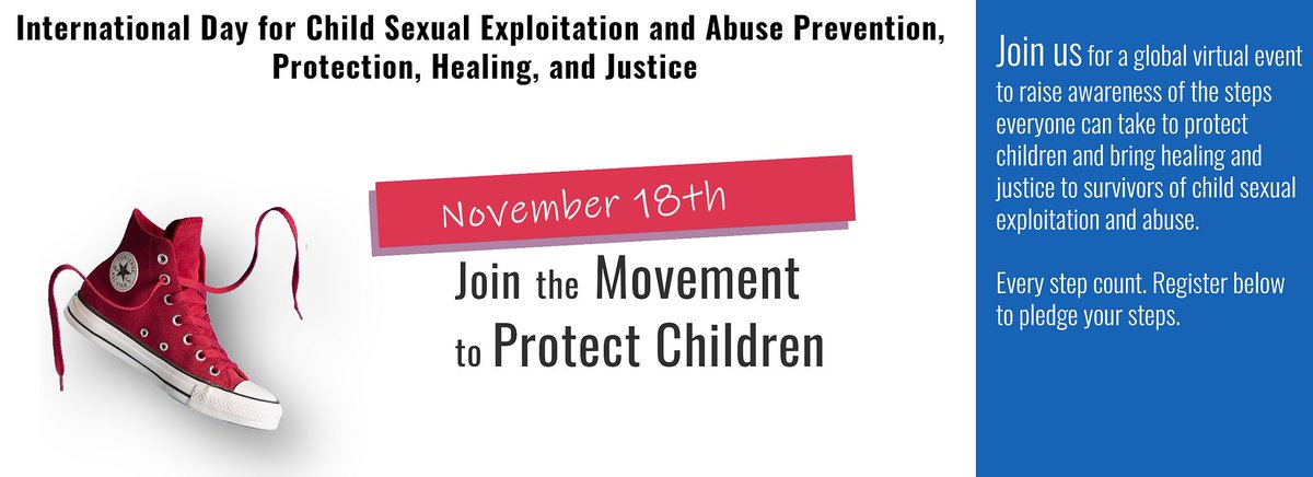 lynns_warriors's tweet photo. LW is proud to be part of the movement @Nov18worldday #GlobalCollaborative, a survivor led network of child advocacy organizations, survivor networks, academic & faith-based institutions & governments committed to ending Child Sexual Abuse.
https://t.co/lJ3vk4zhEf https://t.co/29nBSucRB0