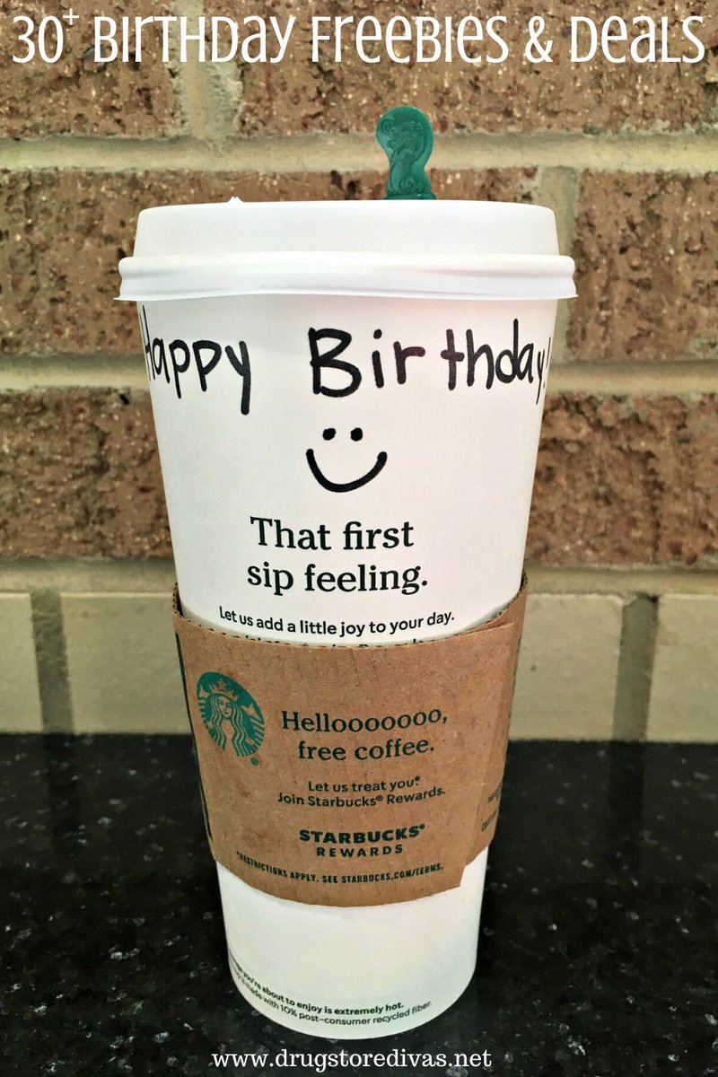 It's my birthday, which means I'm not actually here today. Instead, I'm running around town enjoying all my birthday freebies.

But, in honor of my birthday, I updated our list of Birthday Freebies &amp; Deals here: drugstoredivas.net/birthday-freeb…