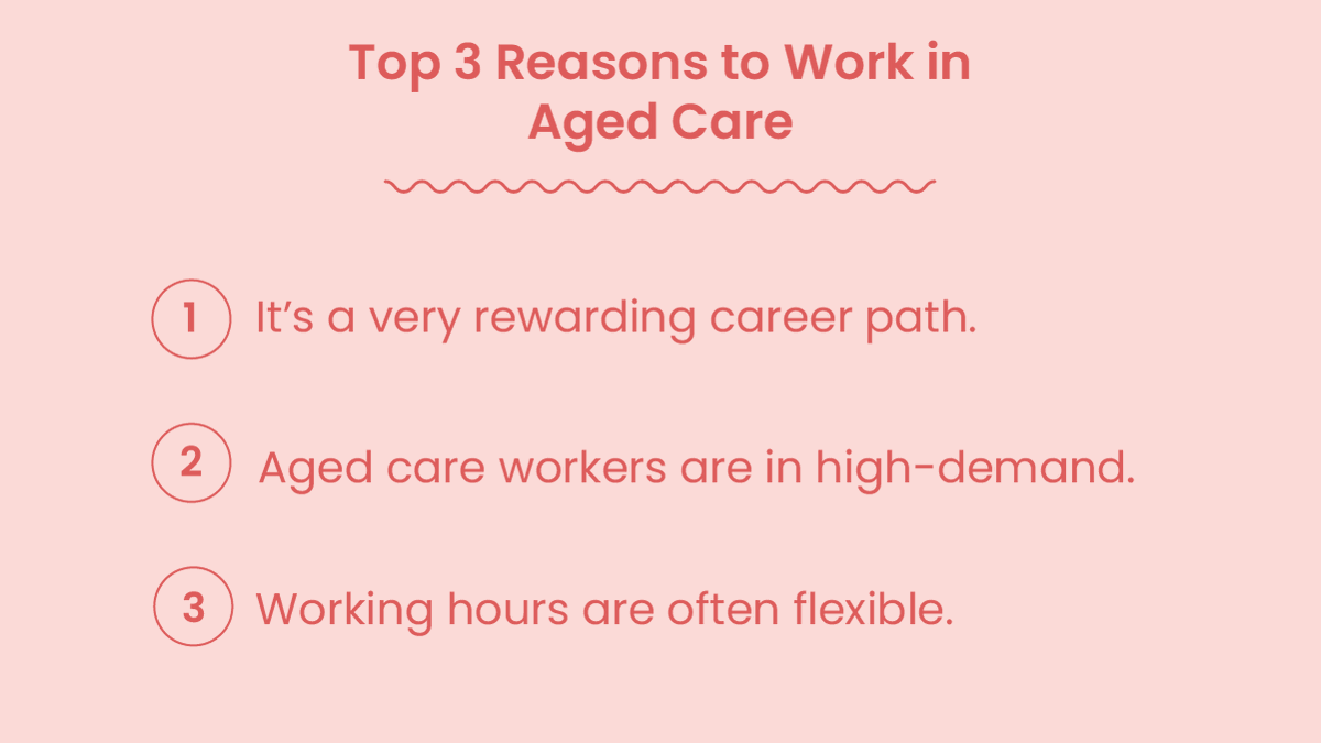 shortcoursesau's tweet photo. Have you ever considered a career in aged care? 🤔

Here are our top three reasons for choosing this career path ⬇️

#shortcoursesau #agedcare #agedcareaustralia https://t.co/AJCyN4y1KC