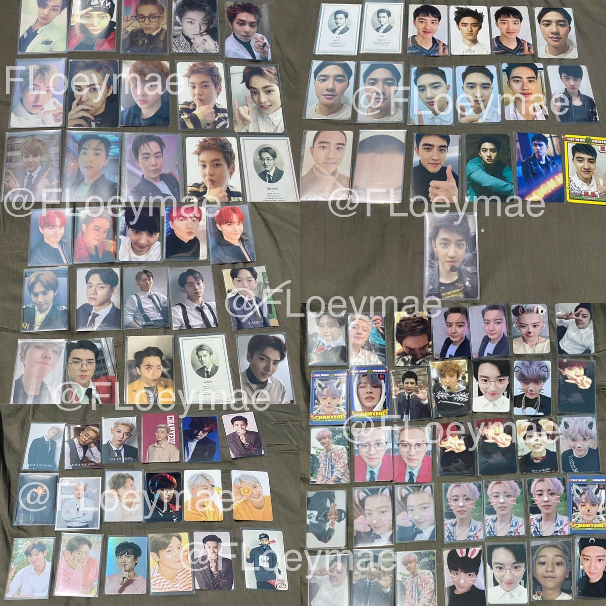FLoeymae's tweet photo. WTS LFB EXO PH OFFICIAL PCs

Selling my dupes for Php24k all in. PCs may have slight scratches/markings. Bawal po sa maselan. 😊 If walang kukuha ng set, will be selling it by member sets (Chanyeol set, Ksoo+Xiumin sets, Other Members sets). See 2nd pic for the breakdown. https://t.co/57mQtgjBt0