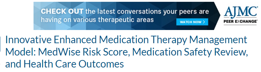 USA research - Value of pharmacist-administered Enhanced Medication Therapy Management Model: MedWise Risk Score, Med Safety Review &amp; Health Care Outcomes loom.ly/6tbOR50 #communitypharmacy <a href="/Commpharmacy/">NCPA</a> <a href="/PharmGuildAus/">The Pharmacy Guild of Australia</a> <a href="/NPA1921/">National Pharmacy Association</a> <a href="/PGEU/">PGEU</a> <a href="/PharmacyGuildNZ/">Pharmacy Guild</a> <a href="/IrishPharmacy/">Irish Pharmacy Union</a>