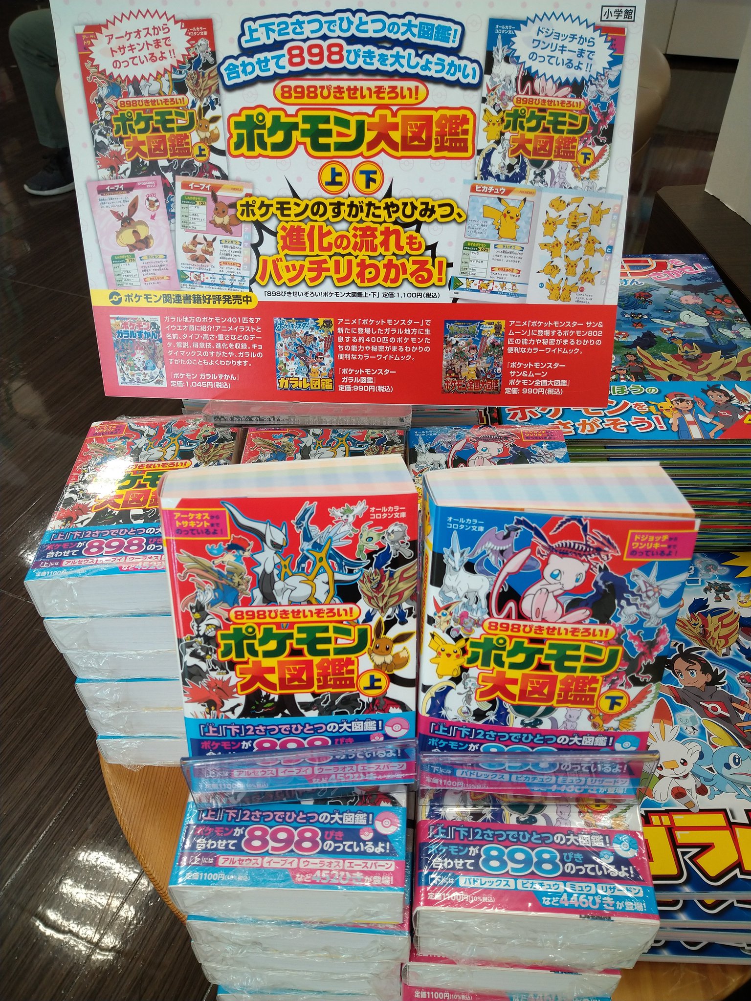 爆売りセール開催中!】 898ぴきせいぞろい ポケモン大図鑑 上