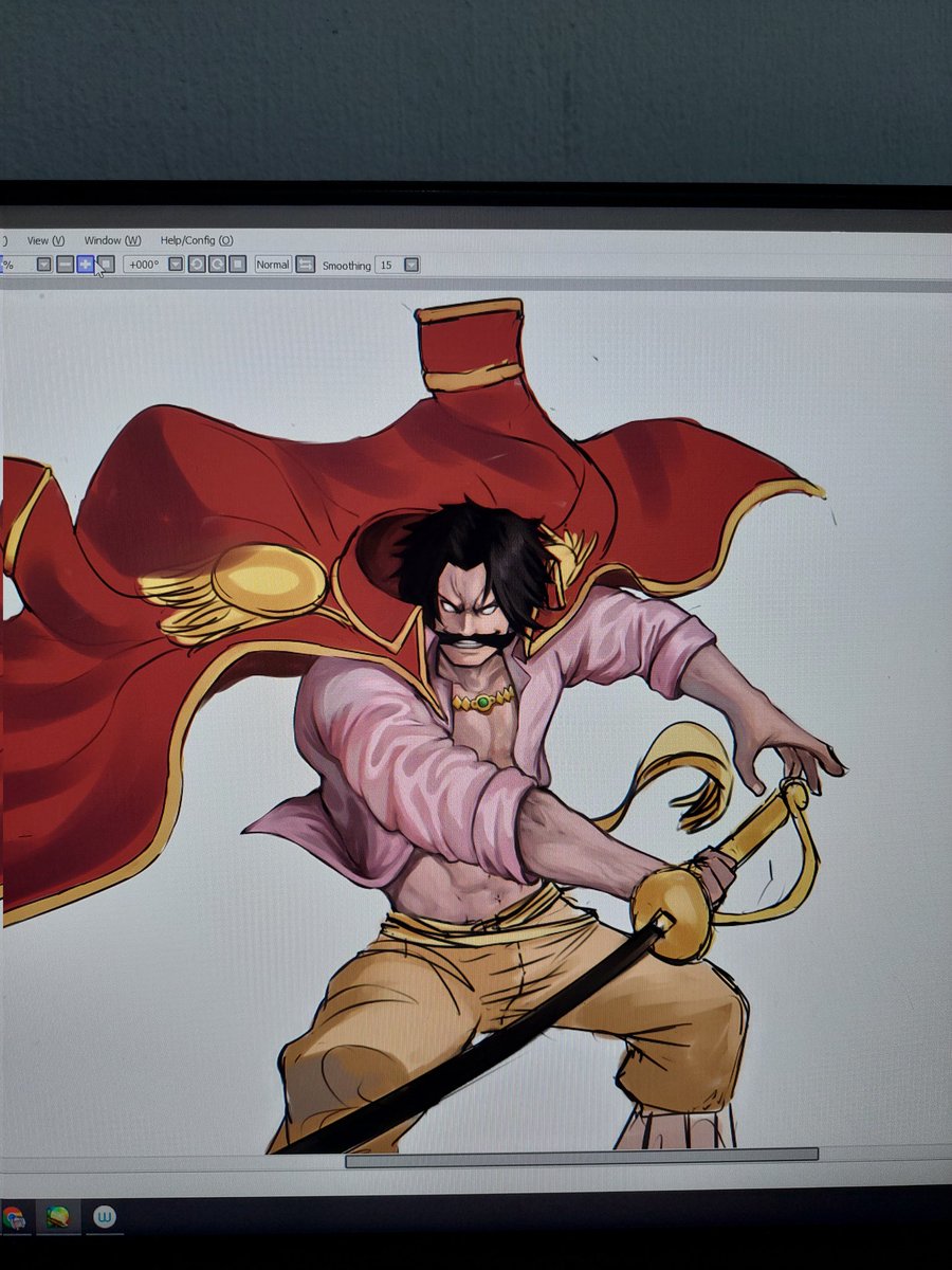 Tonyohoho's tweet photo. WIP. Digital painting again. The one and only.
#rogerdanuarta #GoldRoger #ONEPIECE #digitalart #digitalpainting #art #wip https://t.co/t3HftpgO6c