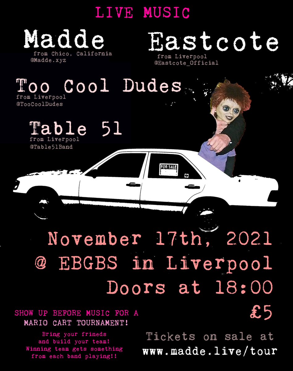 maddegru's tweet photo. AYEE!! BE THERE UK!! https://t.co/VTCjgv8nRY