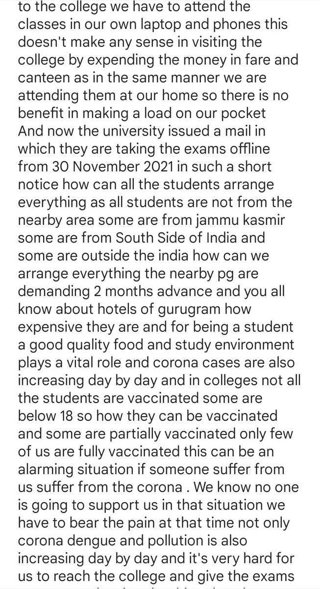 for_ourstudents's tweet photo. #collegecruelty #standforsrudents @aajtak @ABPNews @AmitShah  @ArvindKejriwal @BJP4India @myogiadityanath @narendramodi @ndtv @priyankagandhi @RajatSharmaLive @SonuSood @sudhirchaudhary @RahulGandhi @INCIndia @anilvijminister @OfficialINLD @DC_Gurugram @cdgurugram @sambitswaraj https://t.co/Q7sb8zelCY