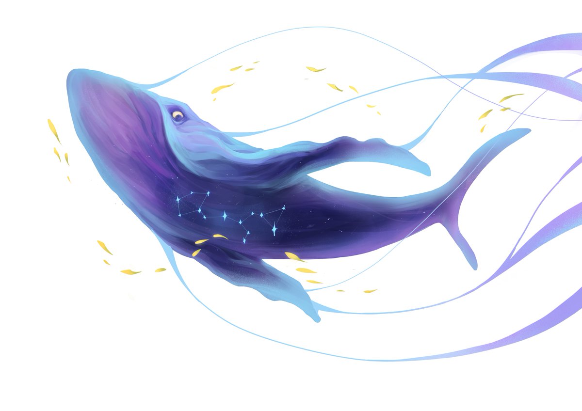 Lem0n4rt's tweet photo. Cetus the star ocean whale #csp_88_Cetus https://t.co/28KIhsGxGE
