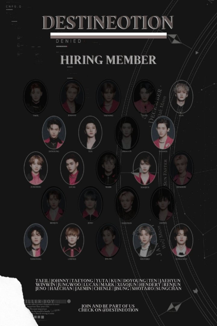 NEOFFENSE's tweet photo. Good news for 𝐍𝐂𝐓 members !!

@𝐃𝐄𝐒𝐓𝐈𝐍𝐄𝐎𝐓𝐈𝐎𝐍 is 𝐡𝐢𝐫𝐢𝐧𝐠 new member to 𝐟𝐮𝐥𝐟𝐢𝐥𝐥 our slot. We are looking for 𝐄𝐧𝐠𝐥𝐢𝐬𝐡 speaker and 𝐚𝐜𝐭𝐢𝐯𝐞 one. The availability of member you can see by colored picture on below.

Grab your spot and be part of us! https://t.co/9eLwYHLICt