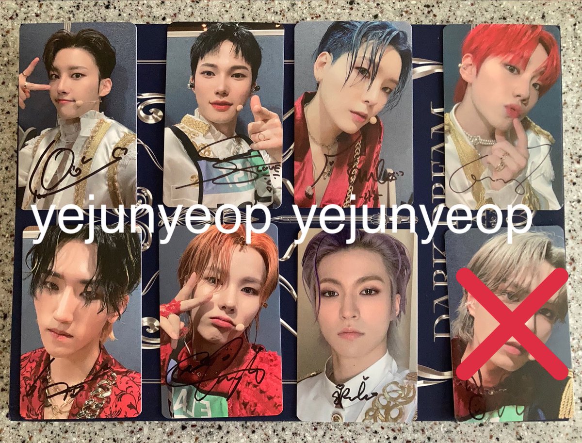 yejunyeop's tweet photo. wts signed e'last jjmuze pob

price: qyop, since i genuinely have no clue once again

innie ✅
seungyeop ✅
rano ✅
wonjun ✅
baekgyeul ✅
wonhyuk ✅
romin ✅
yejun ❌

❌ = claimed
✅ = available 

please dm if interested!! https://t.co/8VgMiAznWW