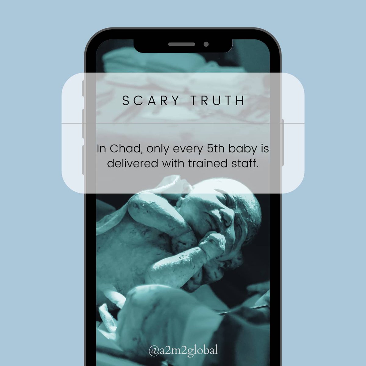 A2M2Global's tweet photo. In Chad, only every 5th baby is delivered with trained staff. For a healthy pregnancy and delivery, good advice, care, and supervision is needed by trained medical staff! #a2m2global #Chad #maternalmortality #endmaternalmortality #international https://t.co/Vg7JGvY4RF