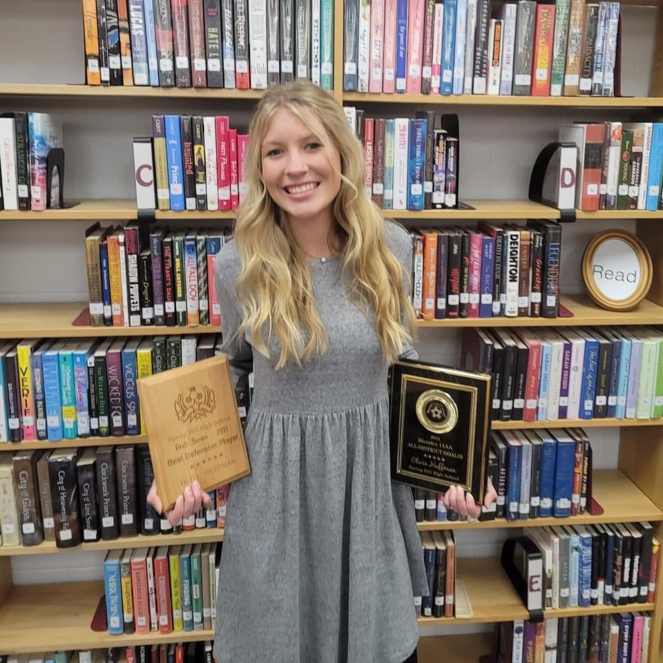 ArisGirls05's tweet photo. Congrats Liv for being District Goalie of the Year and Spring Hill HS Defensive Player of the Year. https://t.co/sIyP6Ghmtw