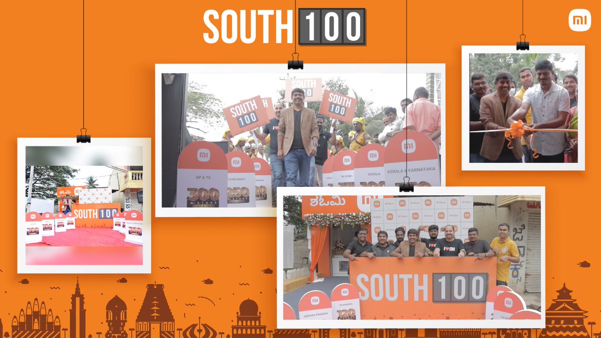 batchumalli's tweet photo. #100 Mi Stores launch across #SouthIndia on a single day is not a #simple #feat! We are proud and #thankful for the commitment of every #MiPartner who made this event a truly remarkable one!🙏😍
Kudos to entire #Southteam👏
#South100 #SameDayLaunch
I ❤️ #Xiaomi #Mi #TeamSouth https://t.co/w8pzHazOse