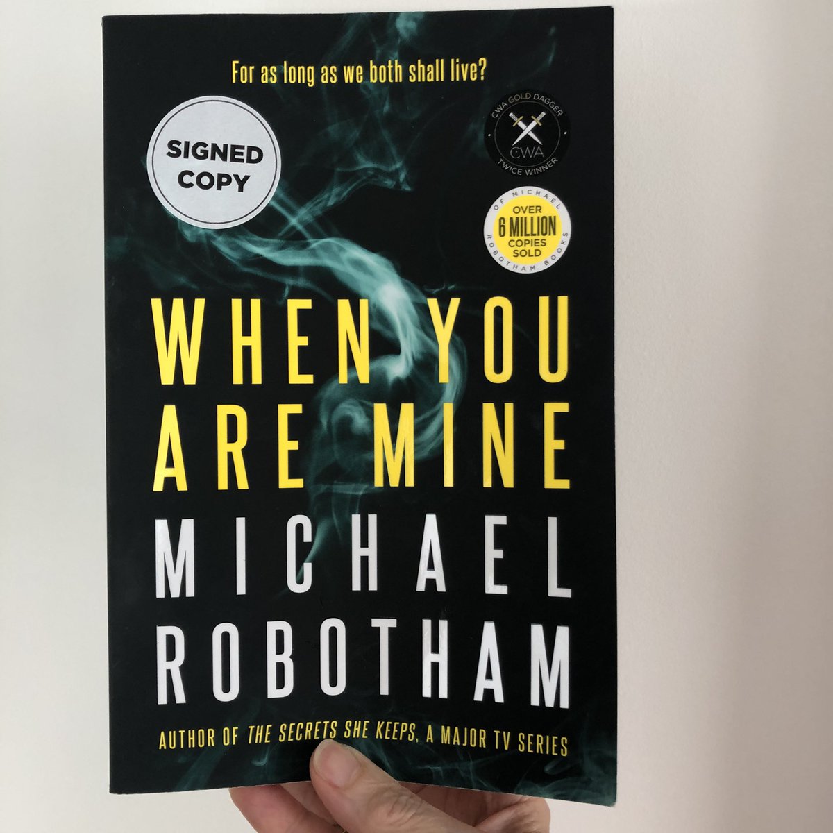 WHEN YOU ARE MINE, <a href="/michaelrobotham/">Michael Robotham</a>’s latest, is a an action packed, emotionally satisfying gem. A newly minted cop at odds with a decorated detective who beats his wife. Throw in the detective’s disturbing mistress and there’s that wonderful feeling of impending doom.