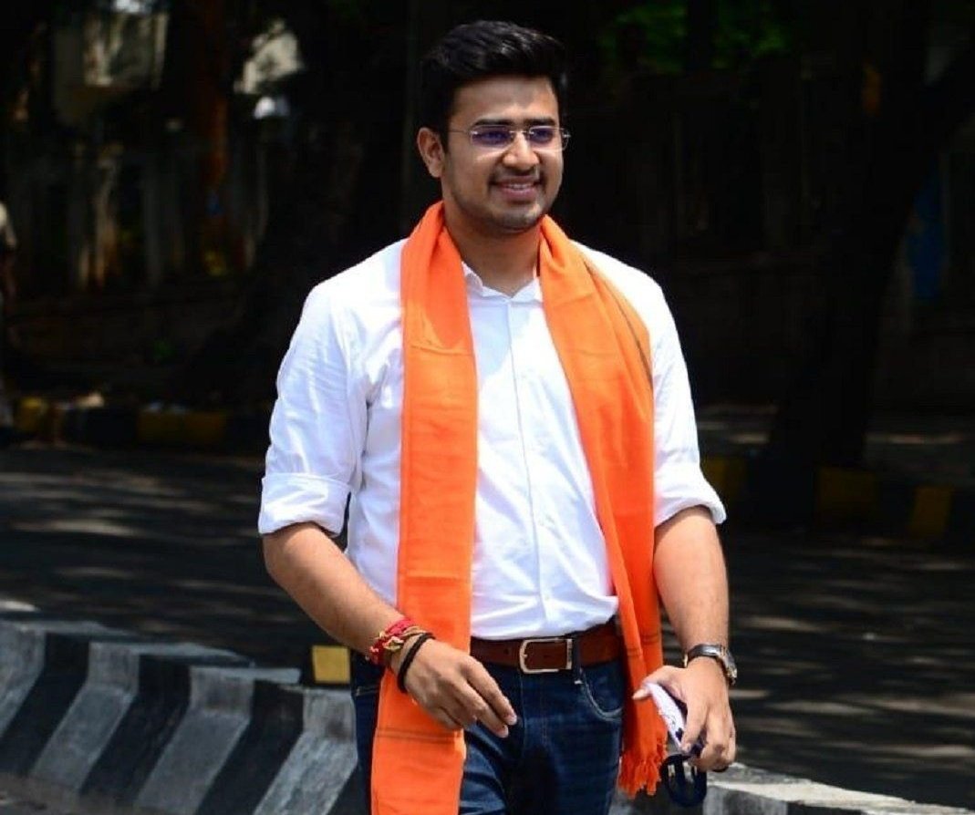 harshenterprise's tweet photo. Nation's Political Future in Secured Hand.. HBD!!🎂 @Tejasvi_Surya ..🇮🇳 https://t.co/4N6QnAtEc4