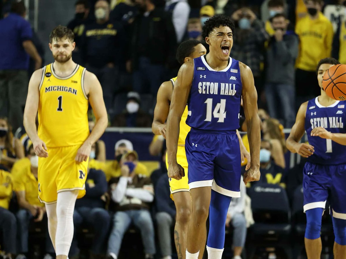 barstoolsports's tweet photo. DOWN GOES NO. 4 MICHIGAN ... And It's Time For The Entire Country To Recognize How Damn Good Seton Hall Is https://t.co/E2m9SHJjTV https://t.co/f3pYlLyRKr