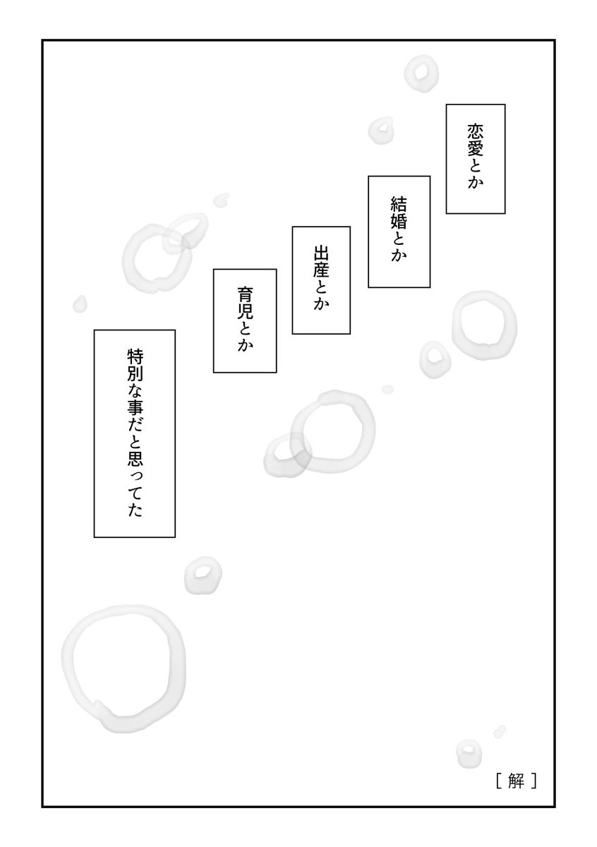 恋愛とか結婚とかしない自分は
なんか劣ってるんだって思ってたけど
そうじゃないんだなって思うに至った話 1/2

#コミティア138 #COMITIA138 