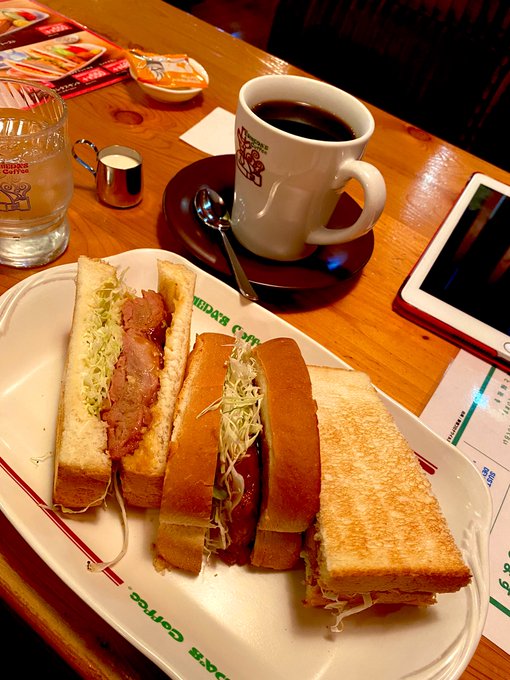 コメダ部網焼きチキンサンド最高部 