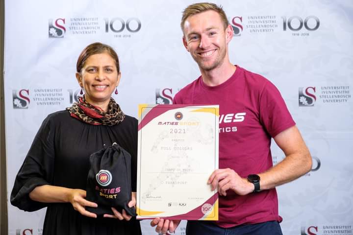 Charldutoit37's tweet photo. It’s support that sustains us on the journey we’ve started. - Marci Shimoff 

I can’t thank @matiessport and Stellenbosch university enough for the consistent support in my journey!

@ilhaamg 🙏🏻

#Gooimielies #grateful #1Togo 🤓 https://t.co/aYFNvy9xyC