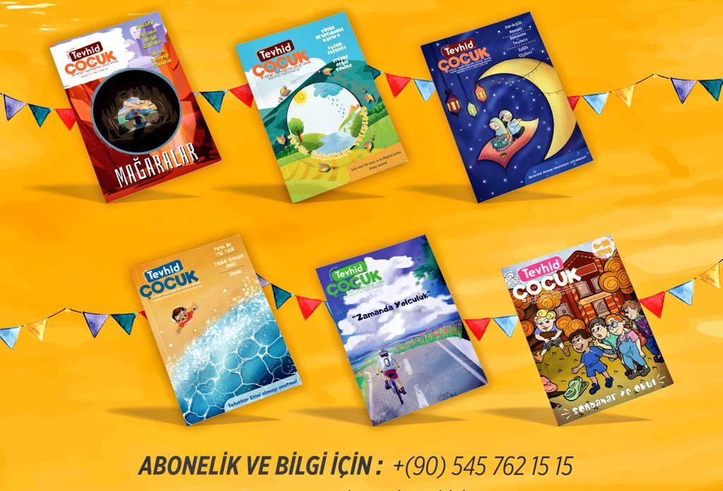 TevhidCocukDrgs's tweet photo. Sevgili çocuklar ve ebeveynler,
ailecek okuyacağınız, hem eğlenip hem öğreneceğiniz Tevhid Çocuk Dergisi birbirinden güzel içerikleriyle sizlerle! https://t.co/6H5jLFq80A